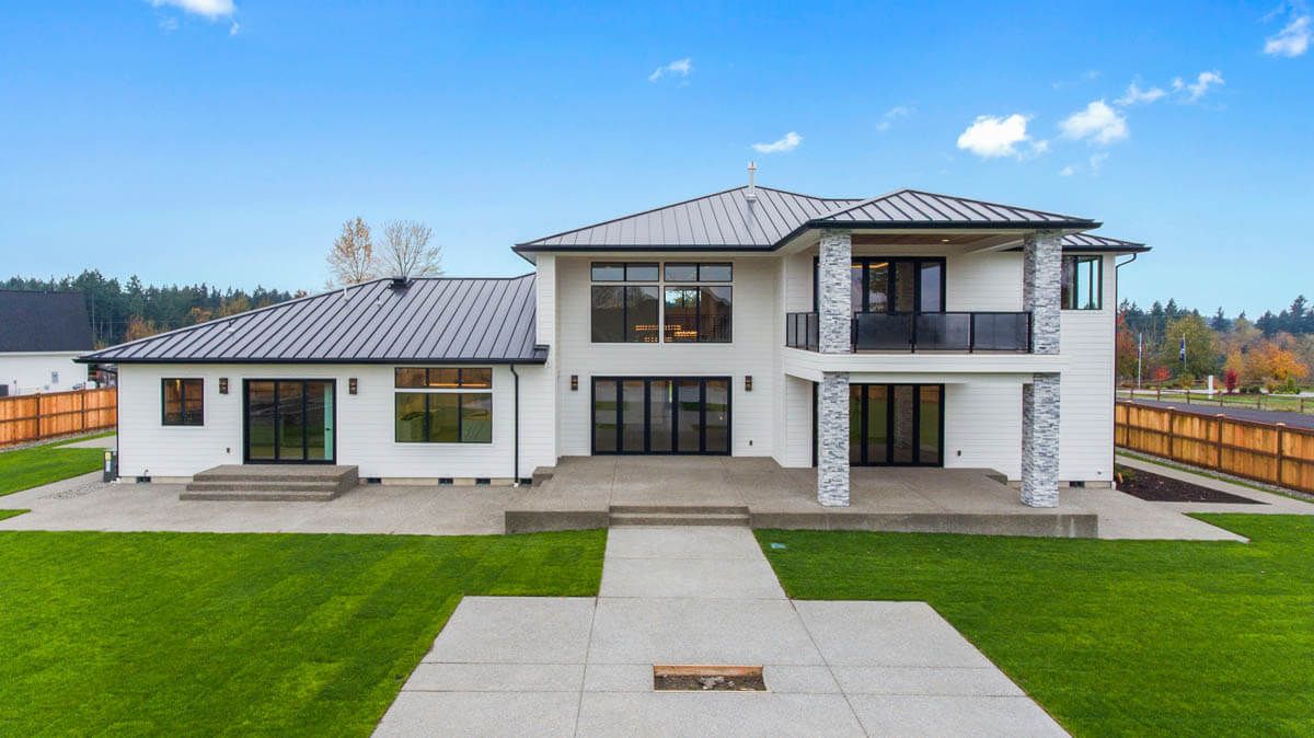 Exterior elevation by Home Plans NW