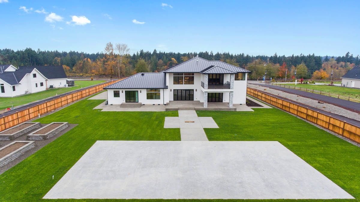 Exterior elevation by Home Plans NW