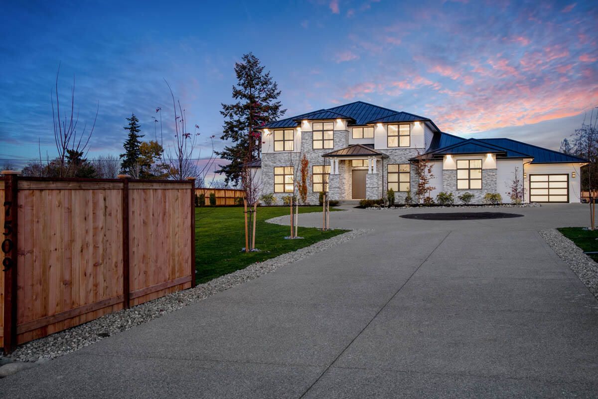 Exterior elevation by Home Plans NW