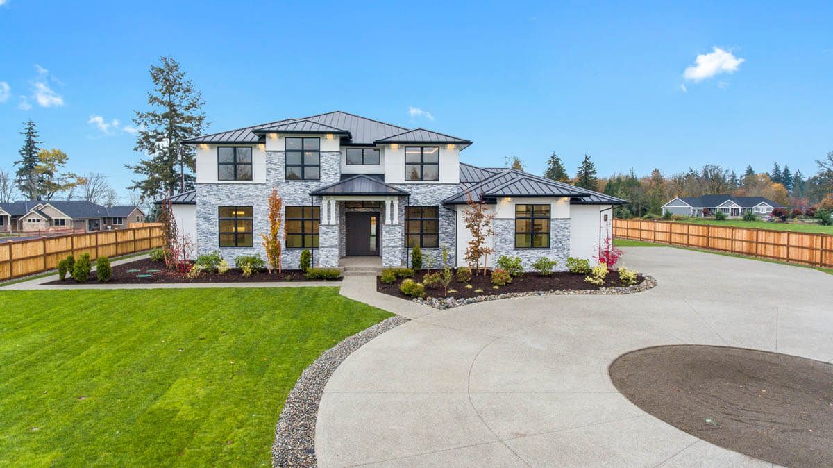 Exterior elevation by Home Plans NW