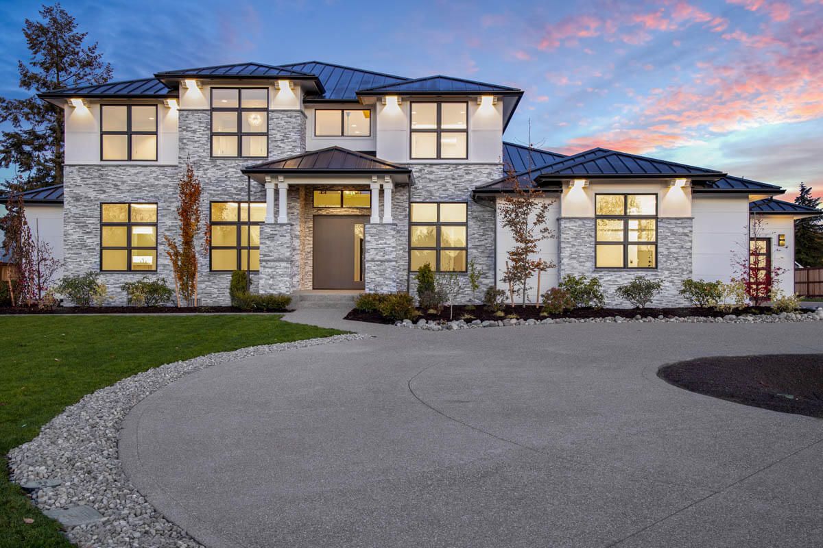 Exterior elevation by Home Plans NW