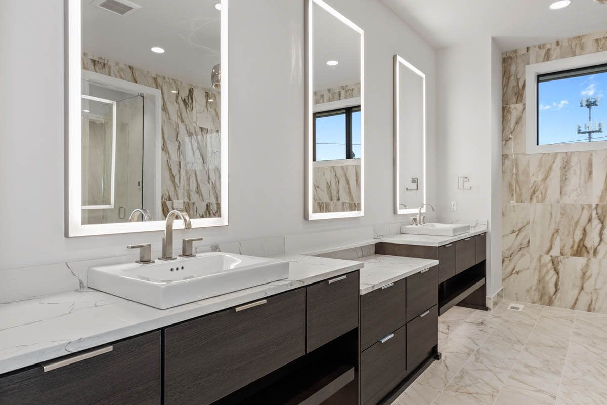 Custom bathroom by Home Plans NW
