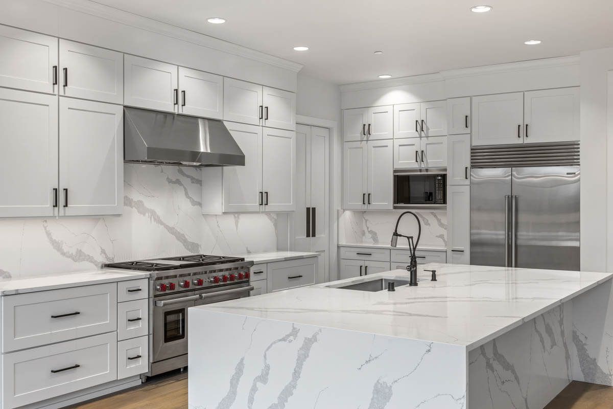 Custom kitchen by Home Plans NW