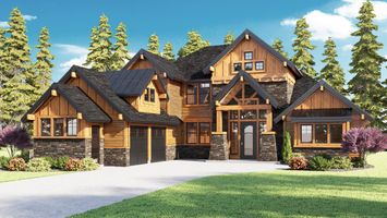 Plan rendering by Home Plans NW