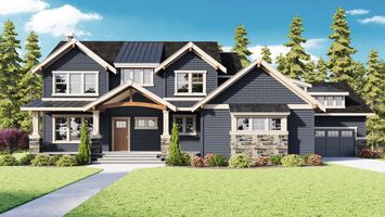 Plan rendering by Home Plans NW