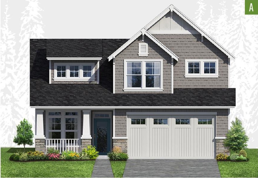 Exterior elevation of Home Plans NW Plan 1835