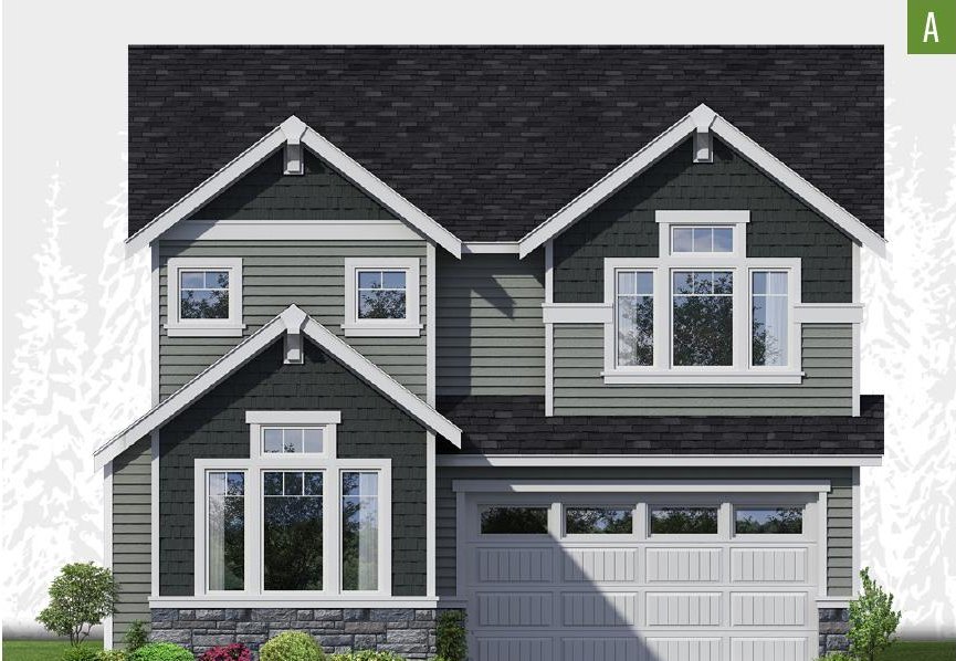 Exterior elevation of Home Plans NW Plan 1977