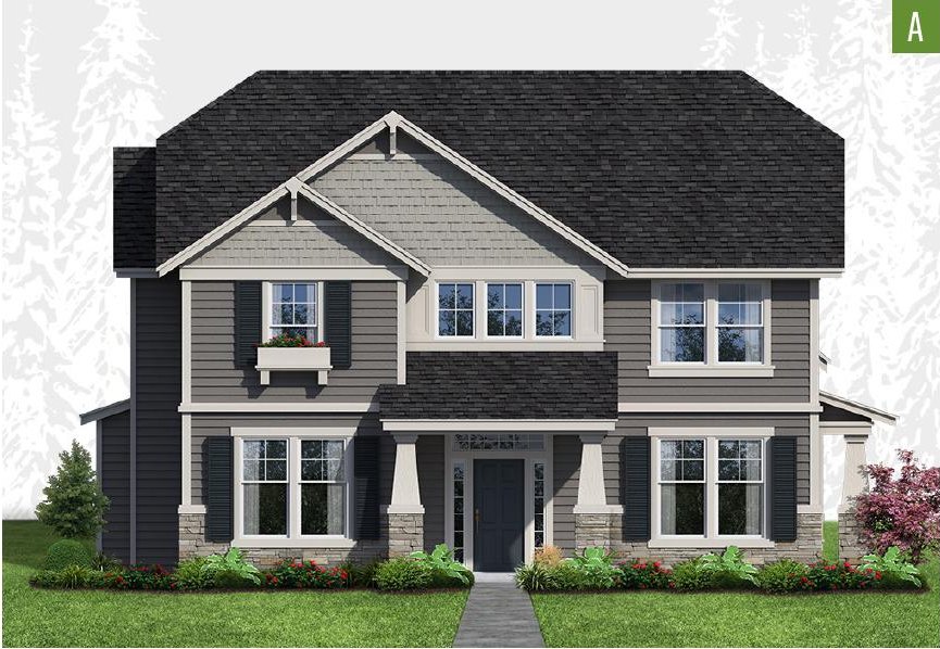 Exterior elevation of Home Plans NW Plan 2992-1