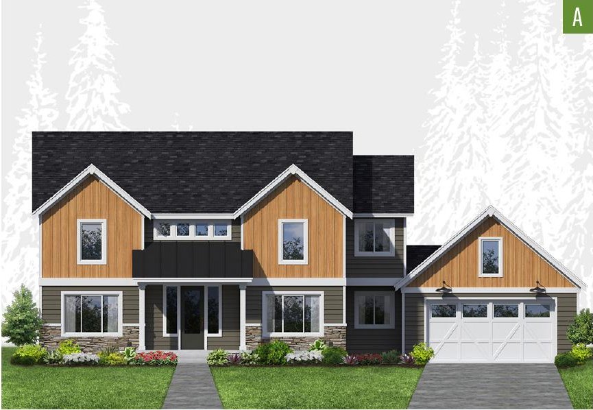 Exterior elevation of Home Plans NW Plan 3128
