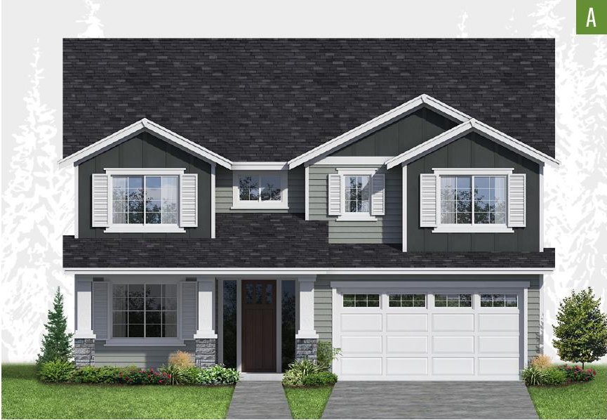 Exterior elevation of Home Plans NW Plan 3134
