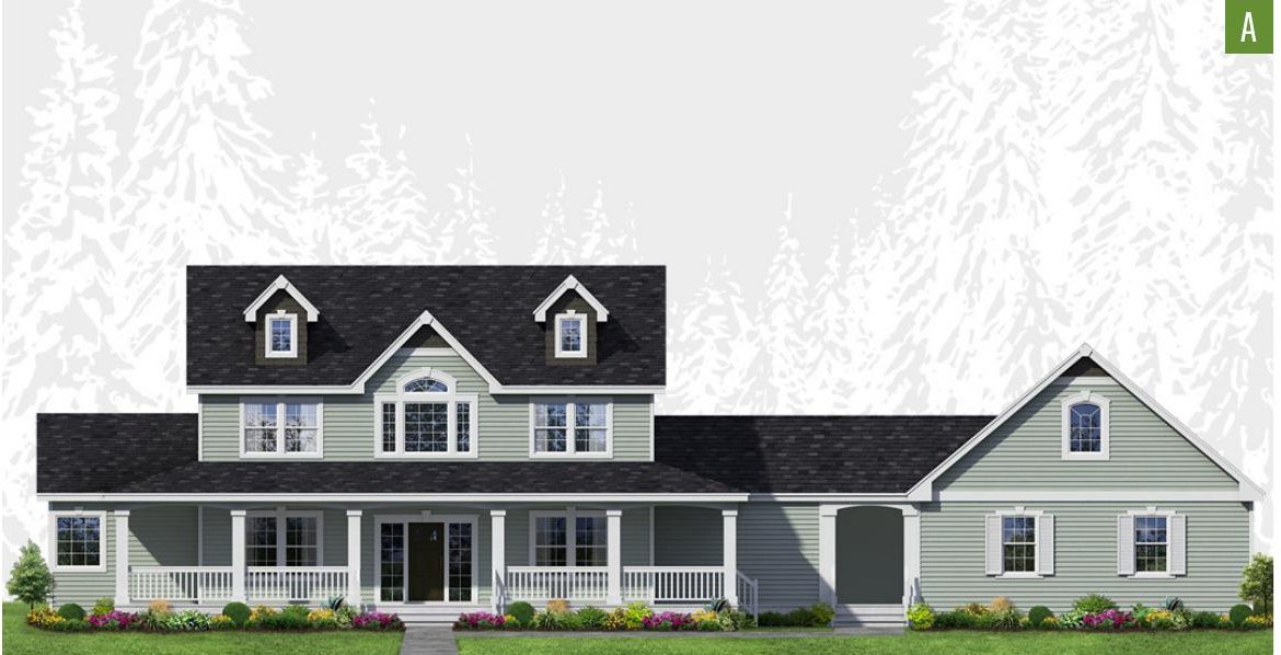 Exterior elevation of Home Plans NW Plan 3275